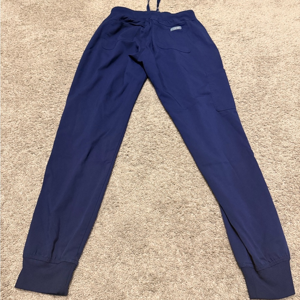 Med Couture Navy Blue Joggers Size S-Tall - Picture 5 of 5